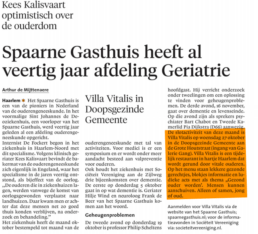 Villa vitalis krant uai • live-impact. Nl